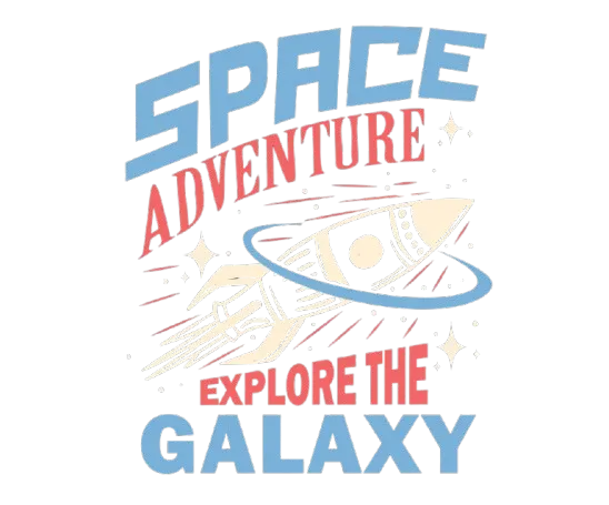 Men’s ‘Space Adventure’ Graphic Oversized T Shirt